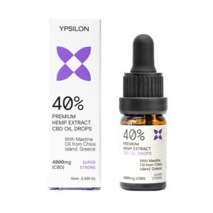 Ypsilon 40% SUPER STRONG CBD Oil with Chios Mastic Oil
