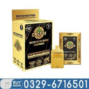 Cactus Labs Six Shooter Gold Disposable Vape In Pakistan