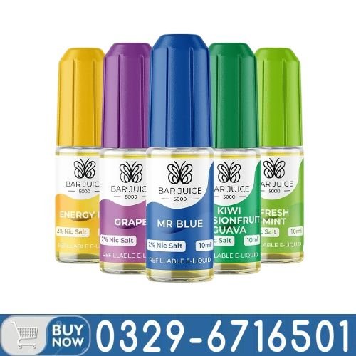 E-Liquid by Bar Juice 5000 Salts 10ml Price In Pakistan