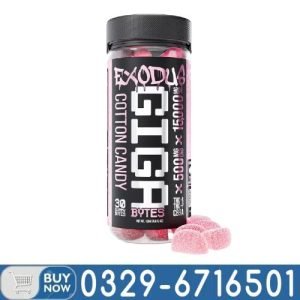 Exodus Giga Bytes 15000mg Gummies 30pc In Pakistan