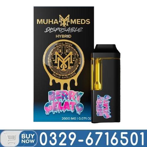 MUHA MEDS BERRY GELATO HYBRID Vape In Pakistan