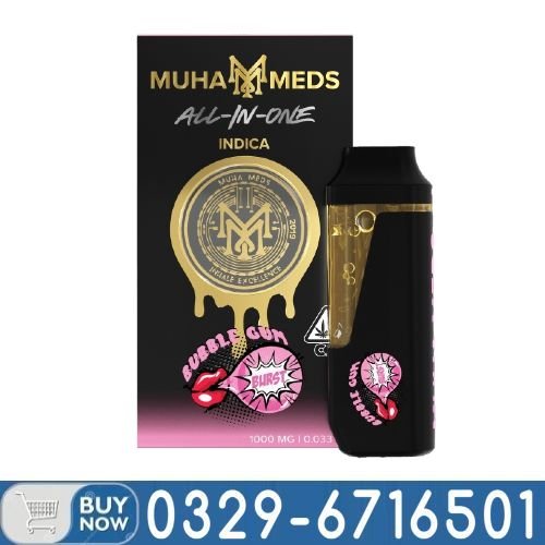 MUHA MEDS BUBBLE GUM INDICA Vape In Pakistan