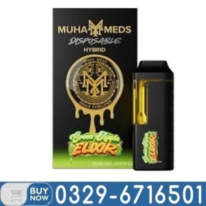 MUHA MEDS GREEN APPLE ELIXIR HYBRID Vape In Pakistan