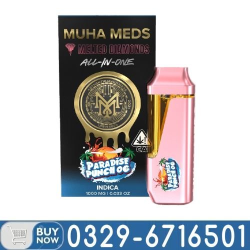 MUHA MEDS PARADISE PUNCH OG INDICA 1G MELTED DIAMONDS THC In Pakistan