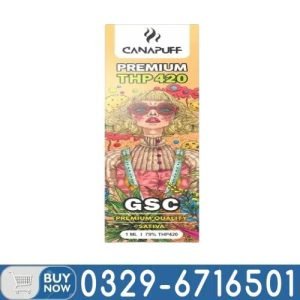 CanaPuff THP 420 Disposable Vape Pen GSC In Pakistan