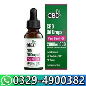 CBDfx CBD Oil 2000mg Very Berry In Pakistan