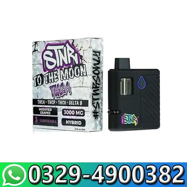 STNR To The Moon THCA Live Resin 3g Disposable Vape