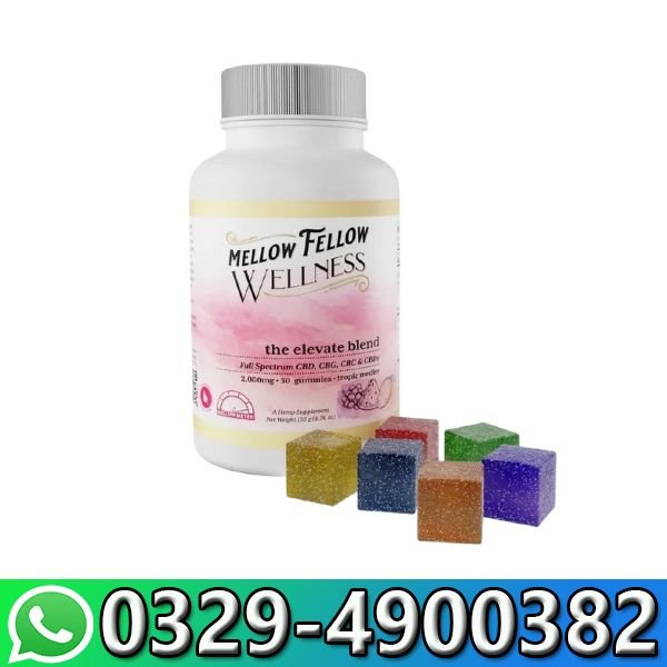 Mellow Fellow Elevate Blend Wellness Gummies 2000mg Price