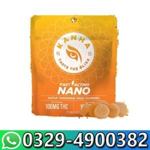 Kanha Tangerine Twist Nano Sativa Gummies In Pakistan