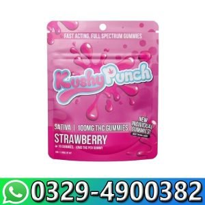 Kushy Punch Sativa Gummies 100mg In Pakistan