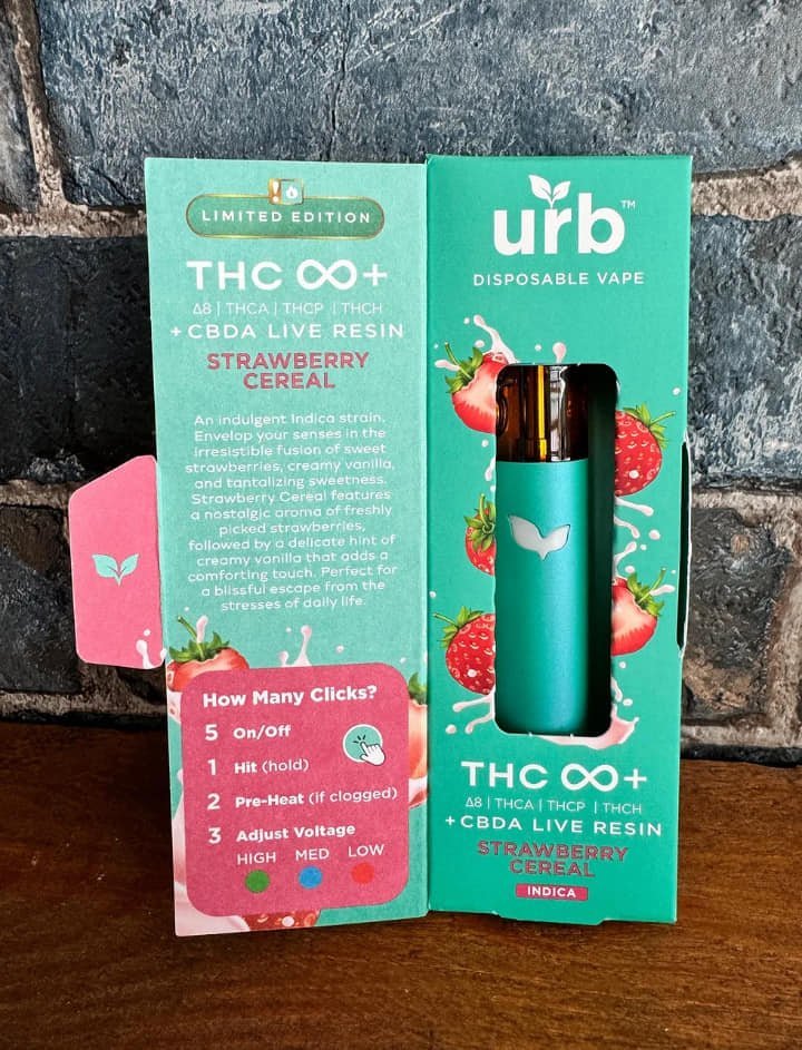 URB Delta-9 THC-O Disposable 3g In Pakistan