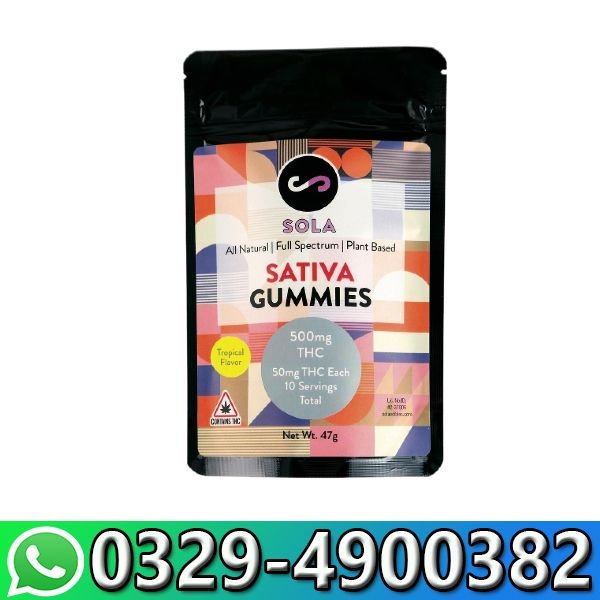 Sola Sativa 500mg Gummies In Pakistan