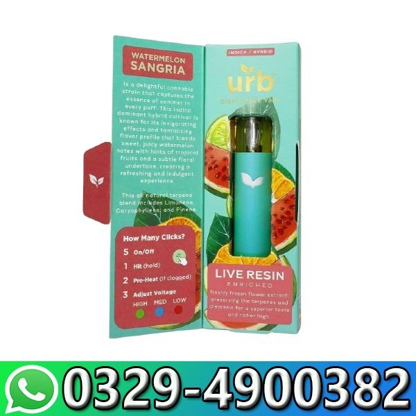 Urb NM Watermelon Sangria Disposable 2.7g In Pakistan