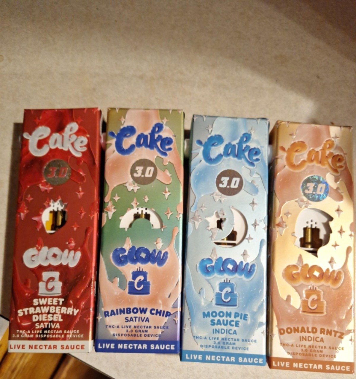 Cake Glow THC-A Live THC Vape 3g In Pakistan Cake Glow THC-A Live THC Vape 3g In Pakistan