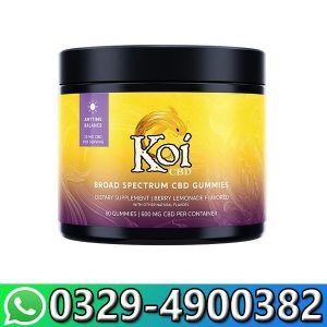 Berry Lemonade Koi CBD Gummies 600mg In Pakistan