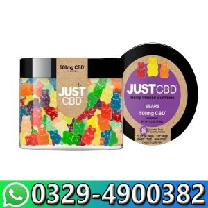 Just CBD Sour Bear Gummies 500MG In Pakistan