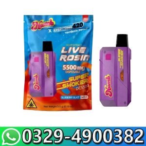 Numb Super Smoker 5.5g THC Vape In Pakistan
