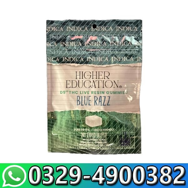 Higher Education D9 THC Indica Gummies In Pakistan