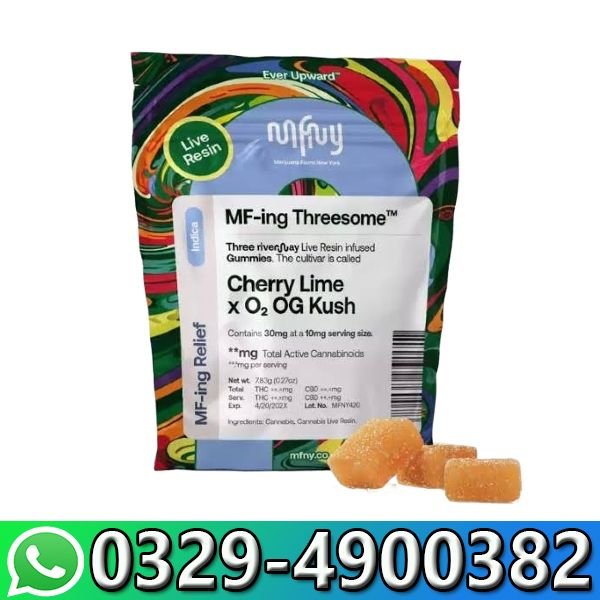 Live Resin Cherry Kush CBD Gummies In Pakistan