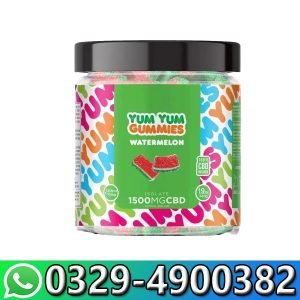 Yum Yum CBD Watermelon Isolate Gummies In Pakistan