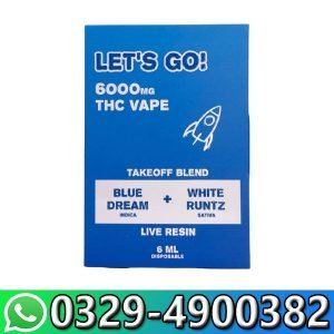 Let's Go 6000mg Takeoff THC Vape In Pakistan
